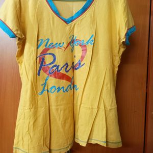 Yellow T Shirt (XL size)