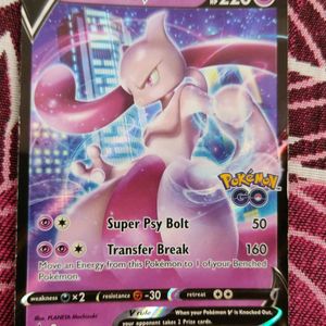 Real Rare Mewtwo Card