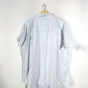 Light Blue Printed Shirt (Men's)