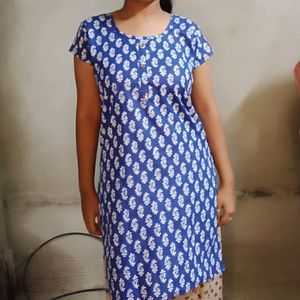 Blue Kurti