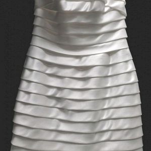 Short White Tube Frill Bodycon Dress Urbanic