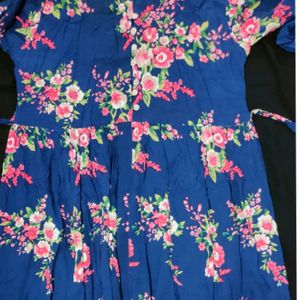 Floral Printed Anarkali Kurta