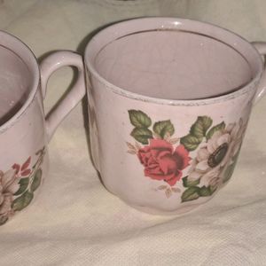 2 Vintage TeaCups Fo Collection.