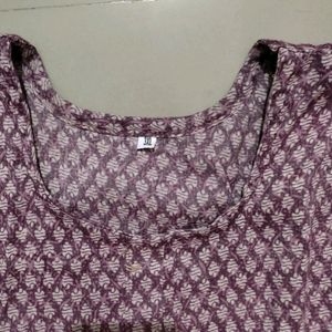 Lavender Straight Kurta