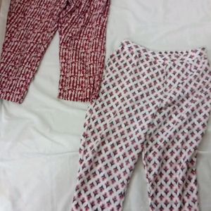 Salwar Pants Set Of 2 (Freesize Maximum Upto Xxl)