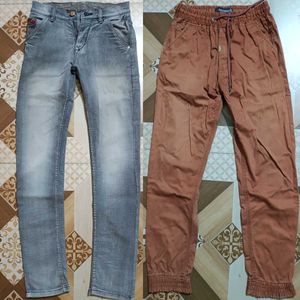 Jeans Denim's Men And Trouser Pant Combo Sale❗