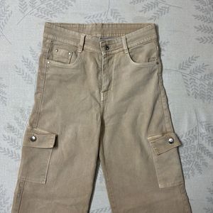 straight fit Denim cargos