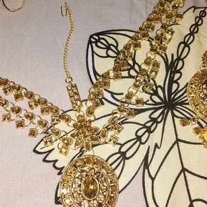 bridal set golden