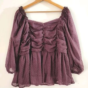 Pluss Violet Top ( Women)