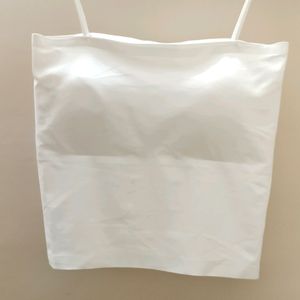 White Padded Tank tube Top