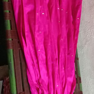 Banarasi silk long frok