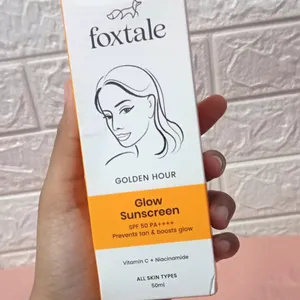 Foxtale Glow Sunscreen 🧡