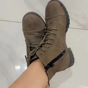 Women Army Green New Boots