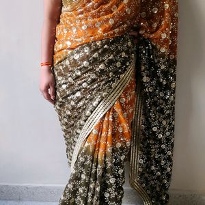 Combo Of 2 Heavy Embroidery Saaree