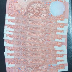 20rs Konark Chakra Note 10 pieces