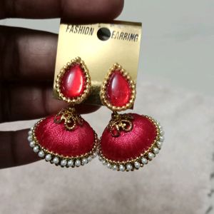 Silk Thread Earrings