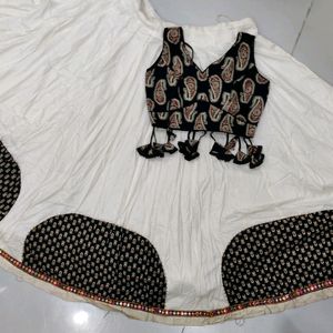 White Chaniya Choli Set