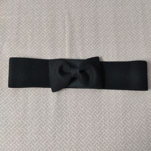 Cute Black Bow Belt