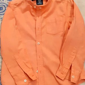 Standing Collar Boys Shirt