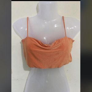 Fashion Nova Orange Crop Top