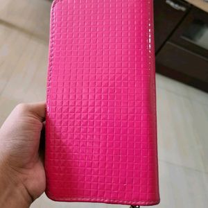 Hot Pink Wallet Or Purse