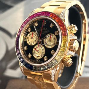 Rolex Daytona Rainbow 18Kt. Gold