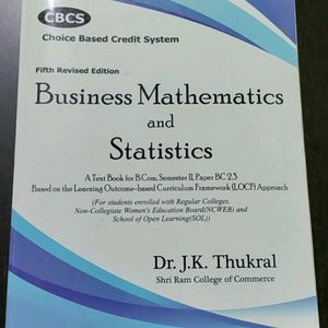 Business Mathematics | Delhi university | J k