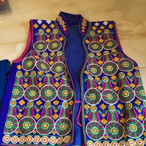 Garba Jacket Suit Set