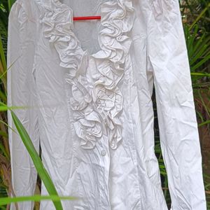 White  formal Shirt for women