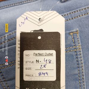 (N-48) 28 Size Slim Fit Denim Jeans