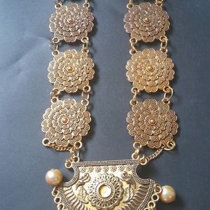 Long Neckpiece Golden ( Copper )