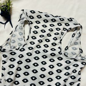 Black & White Polka Dot Bodysuit