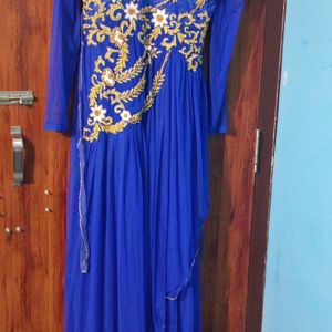 Royal Blue Gown (Size XL)