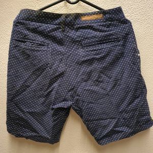 Navy Blue White Dot Shorts (Men's)