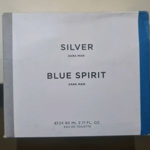 ZARA MAN COLLECTION - BLUE SPIRIT & SILVER PERFUME