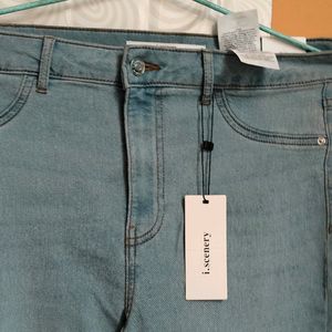 Blue Skinny Fit Mid Rise Jeans