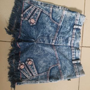 Girl Denim Shorts