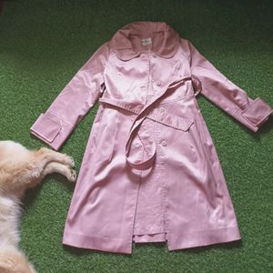 Pink Trench Coat