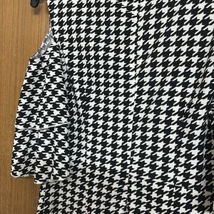 SHEIN Houndstooth Pattern Dress