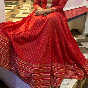 Beautiful Full Anarkali Kurti Gown Dress..