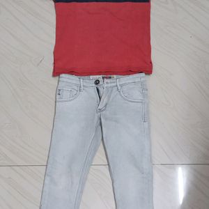 T-shirt And Jeans For 3 to 5 year Boy