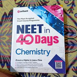 neet in 40 days arihant chemistry