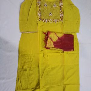 550/- Any Kurti With Dupatta