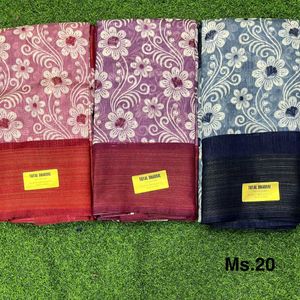 Excellent Cotton Saree One Piece  450 Rs