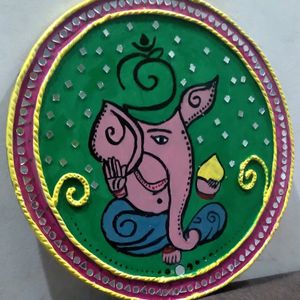 Handcraft Ganesha Lippan Art