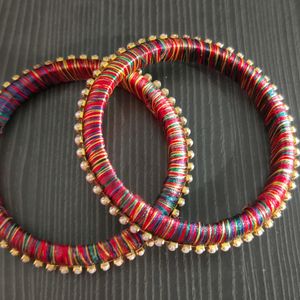 Multi Colour Hand Made Bangles