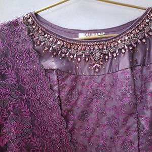 Beautiful Pakistani Anarkali Suit With Dupatta