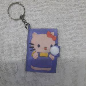 Hello Kitty Keychain Notebook