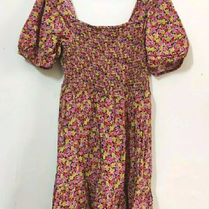 Beautiful Floral Dress From Zudio