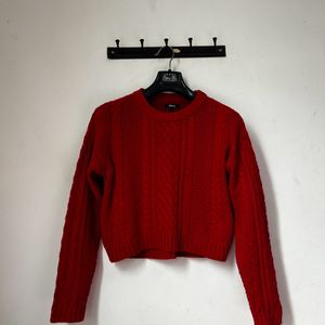 Red Knit Sweater